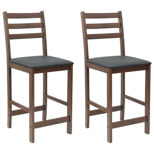 VidaXL vidaXL Dining Chairs 2 pcs Light Brown 40 x 47.5 x 99.5 cm 1