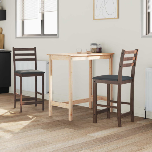 VidaXL vidaXL Dining Chairs 2 pcs Light Brown 40 x 47.5 x 99.5 cm 2