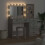 VidaXL vidaXL Dressing Table Grey 78.5 x 41 x 135 cm Engineered wood 2