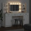 VidaXL vidaXL Dressing Table Set with Drawer 3 pcs White Engineered Wood 3