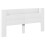 VidaXL vidaXL Storage Headboard with LED White Engineered Wood 2