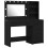 VidaXL vidaXL Dressing Table Black 78.5 x 41 x 135 cm Engineered wood 2