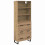 VidaXL vidaXL Highboard with Drawer 2 pcs Artisan Oak Engineered Wood 2