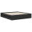 VidaXL vidaXL Bed Frame with Headboard Black 180 x 200 cm Solid Pine Wood 4