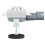 VidaXL vidaXL Shower Drain Line Design with 360 Siphon Silver 90 cm 4