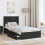 VidaXL vidaXL Storage Bed with Headboard Black 90 x 190 cm Engineered Wood 3