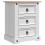 VidaXL vidaXL Bedside Table Corona White 53 x 39 x 66 cm Solid Pine Wood 2