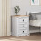 VidaXL vidaXL Bedside Table Corona White 53 x 39 x 66 cm Solid Pine Wood 4