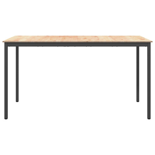 VidaXL vidaXL Bar Table Natural 200 x 100 x 105 cm Solid Pine Wood 2