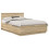 VidaXL vidaXL Bed Frame Sonoma Oak 150 x 200 cm Engineered Wood 3