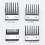 16 Attachment Comb Set for  with Metal Backed Cutting Guide 3mm 6mm 9mm 12mm 4