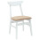 VidaXL vidaXL Dining Chairs 2 pcs White 42 x 47.5 x 81 cm Solid Rubber Wood 3