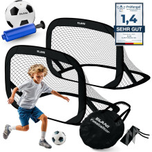 Bramki da Calcio Auto-Expandable Pop-Up per Pallone da Calcio Set da 2 Pezzi — cancelletti bambini, attrezzatura calcio