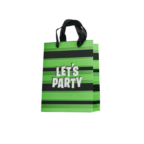 Striped Let's Play Party Bag