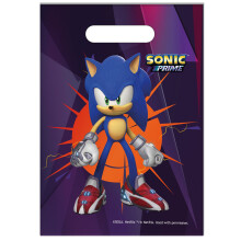 Sonic Prime Plastic Party Loot Bags (Single)