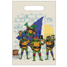 TMNT Plastic Party Loot Bags (Single)