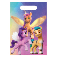 My Little Pony Plastic Party Loot Bags (pack of 6)