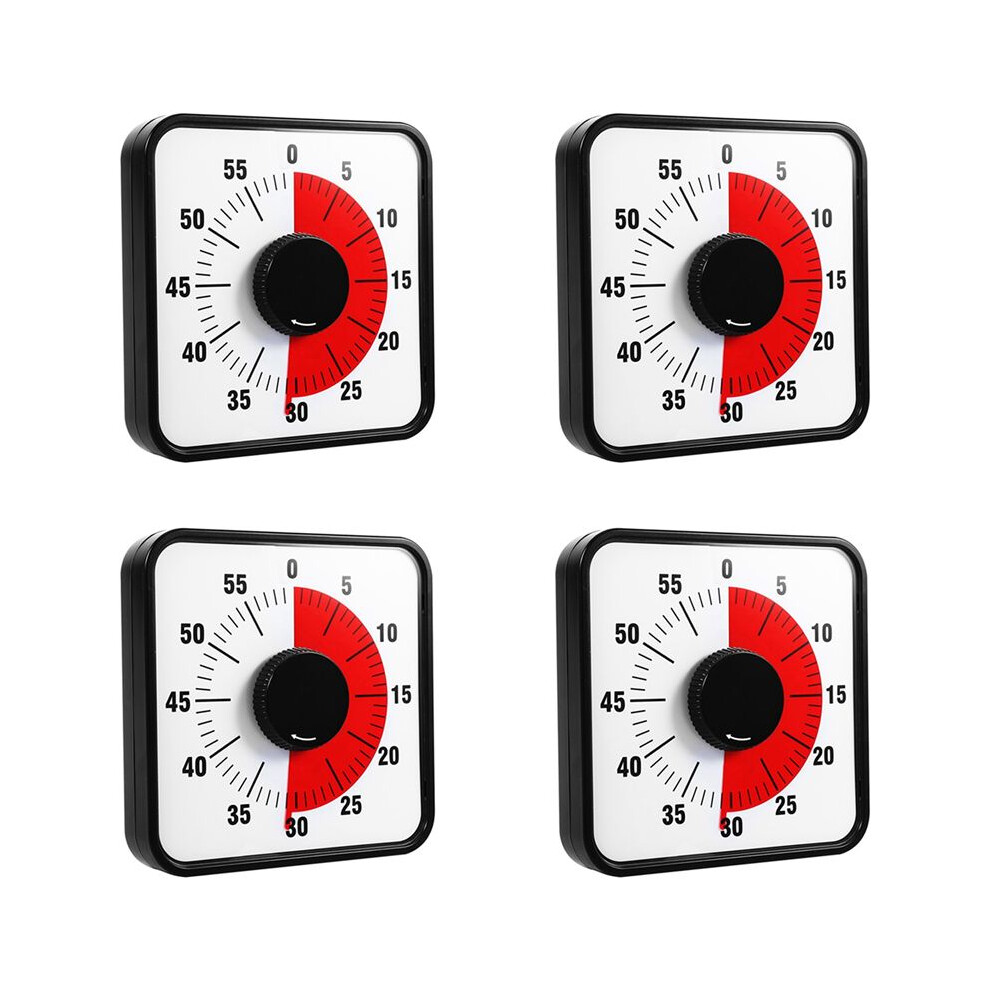 4X Vision Timer 60 Minute Timing Hind Leg Stand Countdown Clock Kitchen Baking Timer For Classrooms Or Meetings 4711717411107