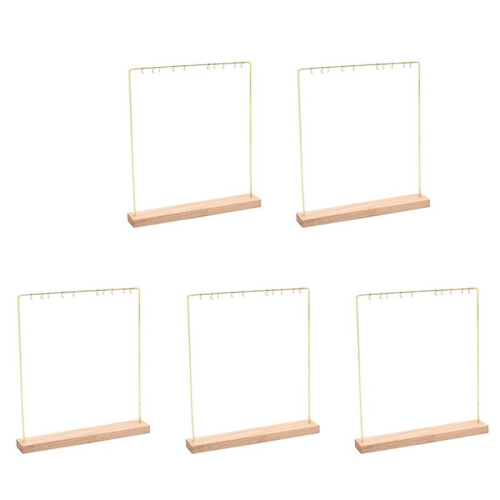 5X Présentoir de Support de Support de Présentoir de Bijoux de Mode Boucles D'Oreilles Suspendues