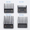 16 Attachment Comb Set for  with Metal Backed Cutting Guide 3mm 6mm 9mm 12mm 3