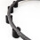 16pcs HIFI Cable Stand Booster Holder Support Frame Anti-Shock Foot Multi-Function Speaker Cable Trailing Pad Black 8