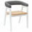 VidaXL vidaXL Dining Chairs 2 pcs White 54 x 57 x 73 cm Solid Rubber Wood 3