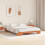 VidaXL vidaXL Bed Frame Wax Brown 140 x 200 cm Solid Pine Wood 3