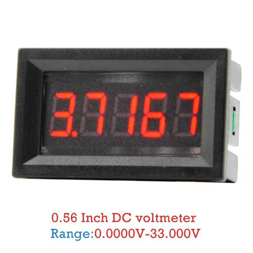 3X Digital 0.56inch LED Display 5 Bits  0-33.000V Voltmeter Voltage Meter Tester 1