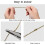 8 Pieces Artificial Crystal Ceiling Fan Pull Chains Pull Chain Extension with Connector for Light Ceiling Fan Desk Lamp 9