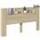 VidaXL vidaXL Storage Headboard with LED Sonoma Oak Engineered Wood 2