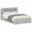 VidaXL vidaXL Bed Frame with Storage Concrete Grey 150 x 200 cm 2