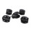 10 x Replacement Office Computer Chair Stem Swivel Castors Casters Wheels Black 2