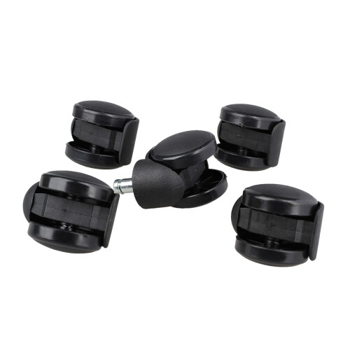 10 x Replacement Office Computer Chair Stem Swivel Castors Casters Wheels Black 1