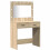 VidaXL vidaXL Dressing Table with Mirror Lights 2 pcs Brown Engineered Wood 2