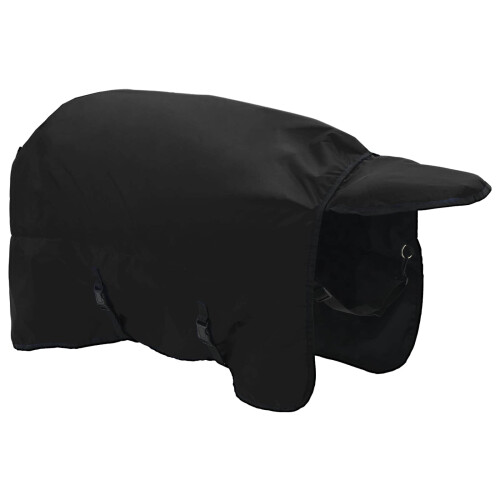 VidaXL vidaXL Horse Blanket Full Black 165 cm Polyester 2