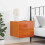 VidaXL vidaXL Bedside Table Wax Brown 39 x 34 x 33 cm Solid pinewood 3