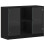 VidaXL vidaXL Sideboard Black Oak 100 x 37 x 75.5 cm 2