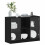 VidaXL vidaXL Sideboard Black Oak 100 x 37 x 75.5 cm 3