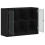 VidaXL vidaXL Sideboard Black Oak 100 x 37 x 75.5 cm 5