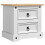 VidaXL vidaXL Bedside Table Corona White 53 x 39 x 47 cm Solid Pine Wood 2