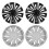 15in Steel Wheel Hubcaps 4 Pack UK 4