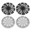 15in Steel Wheel Hubcaps 4 Pack UK 9