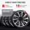 15in Steel Wheel Hubcaps 4 Pack UK 20