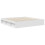 VidaXL vidaXL Bed Frame with Headboard White 200 x 200 cm Engineered wood 4