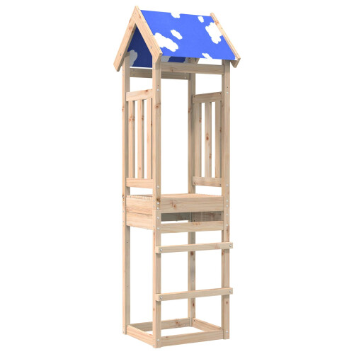 VidaXL vidaXL Play Tower Brown 52.5 x 46.5 x 208 cm Solid Pine Wood 2