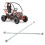 Steel Alloy Steering Tie Rod Adjustable 345mm 2