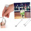 Cocktail Sticks Σετ 4 ανοξείδωτου αναδευτήρα Paddle Drink Stirrers Stir Sticks 4