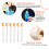 Exquisite Craftsmanship 6 Pack Glass Stirring Sticks Ευέλικτο για ποτά Τσάι και κοκτέιλ 5
