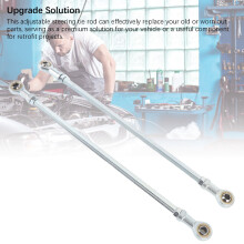 Steel Alloy Steering Tie Rod Kit 345mm Adjustable