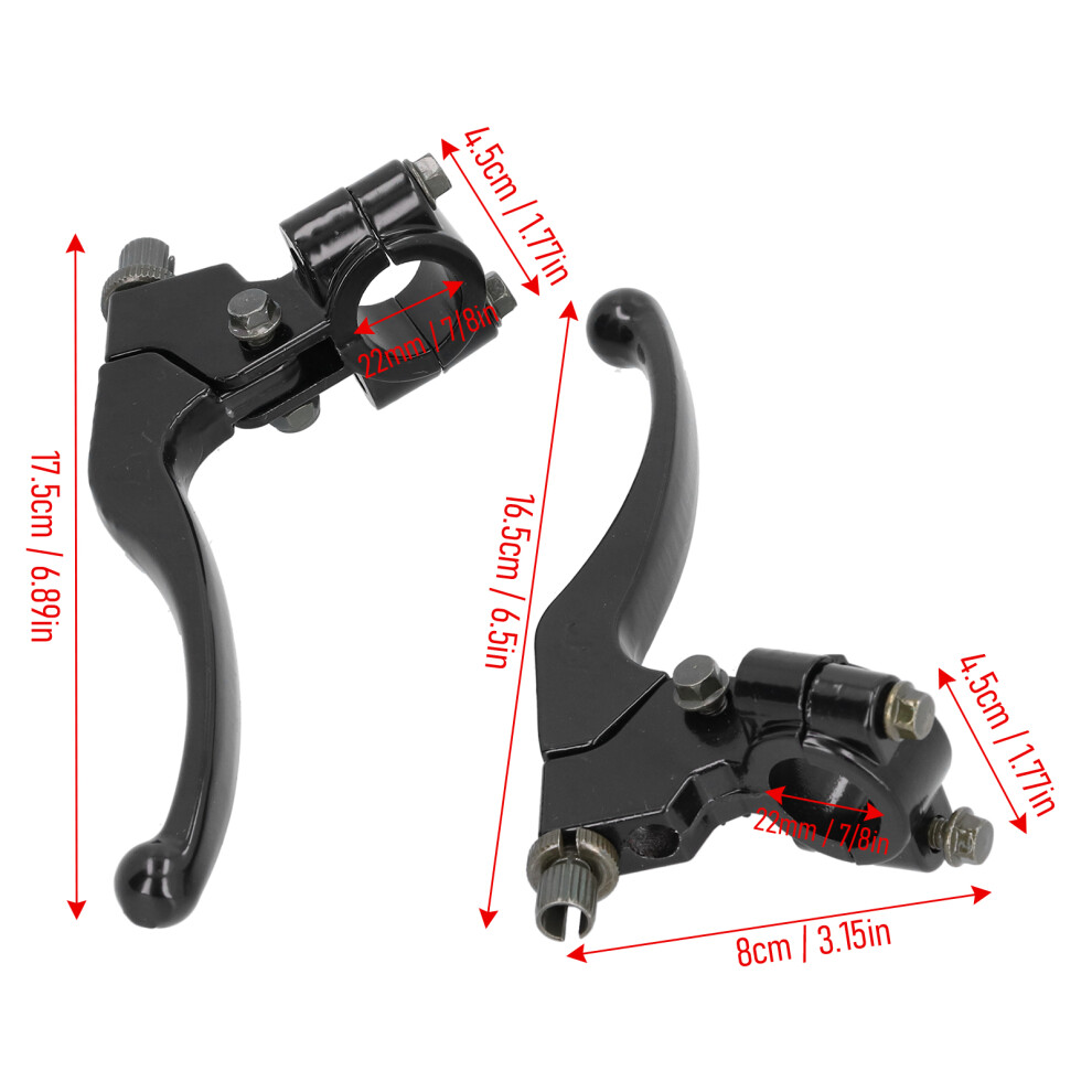 Aluminium Alloy Clutch Levers Pair Pit Bike 7293282178922
